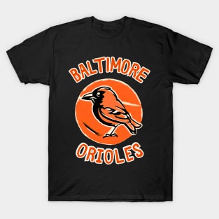 American Baltimore Orioles Baseball Teaming Up with Birdie T-Shirt